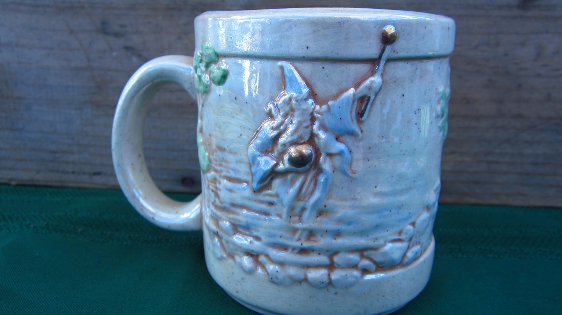 Ceramic Painted Fantasy Mug