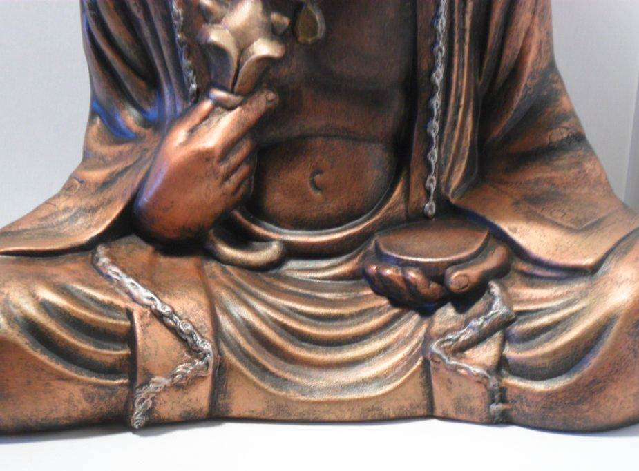 Painted Ceramic Buddha