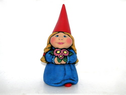 Ceramic Female Garden Gnome