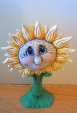 Ceramic Sunny Sunflower