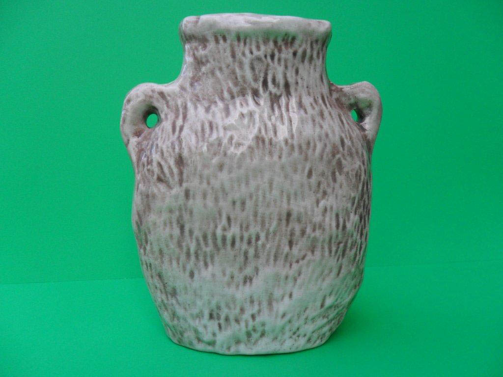 Ceramic Painted Lizard Vase