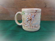 Hand painted ceramic fantasy mug