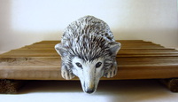 Ceramic Shelf Sitting Hedgehog