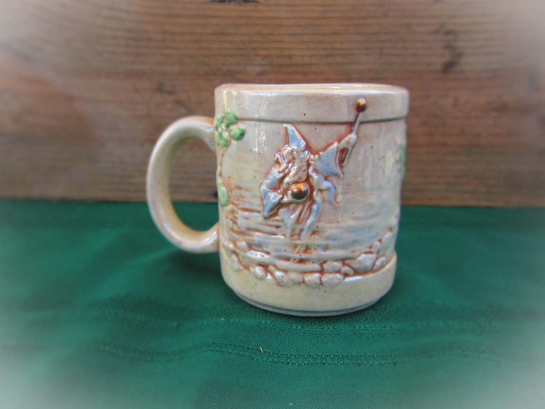 Ceramic Painted Fantasy Mug