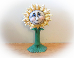 Ceramic Sunny Sunflower