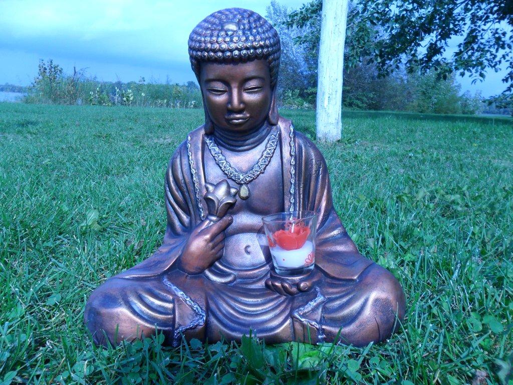 Painted Ceramic Buddha