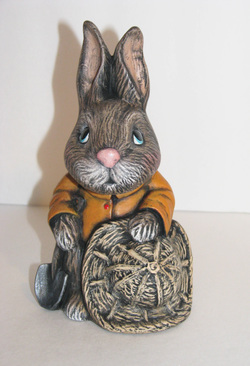 Ceramic Garden Bunny