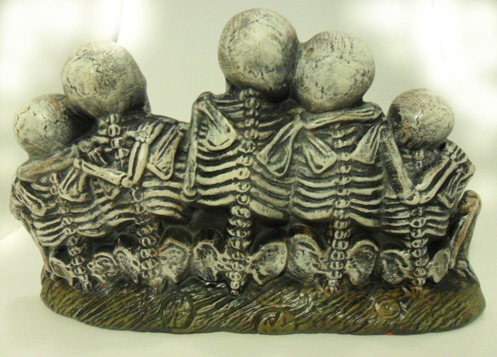 Ceramic skeleton row