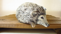Ceramic Shelf Sitting Hedgehog