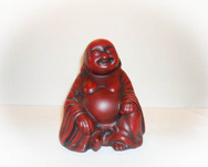 Ceramic painted small buddha