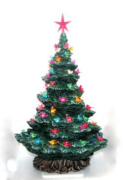 Ceramic mediummodern pine christmas tree